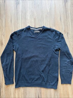 Esprit Men's V-Neck Sweater Navy Blue